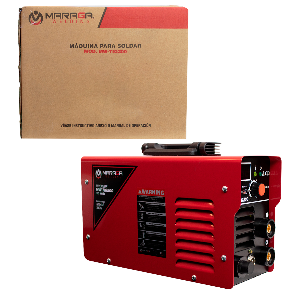 MW-TIG200 / 202094210901388 Soldadora Tig Inversora Maraga 200 Ampers 220v