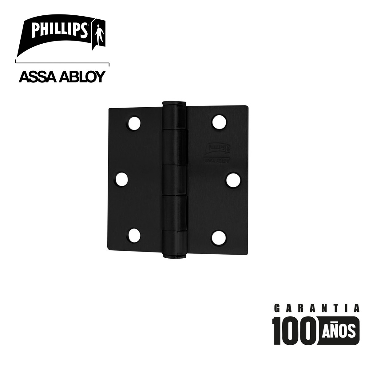 BISAGRA B ARQ 3X3 NEGRO