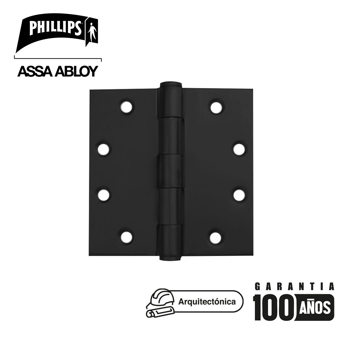 BISAGRA B ARQ BAL 4X4 NEGRO