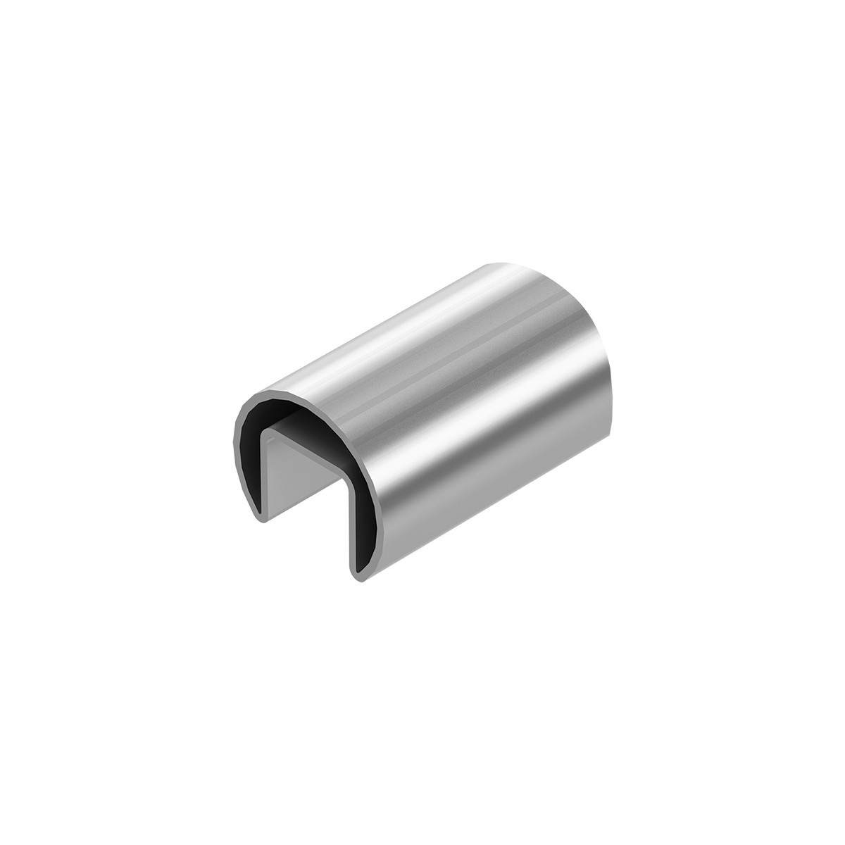 BRK3080 TUBO U BARANDAL VIDRIO5M/SSS/INOX304