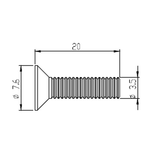 BRK3942 PIJA PARA TAPA ST4X18/RIEL MARCO SUPERIOR