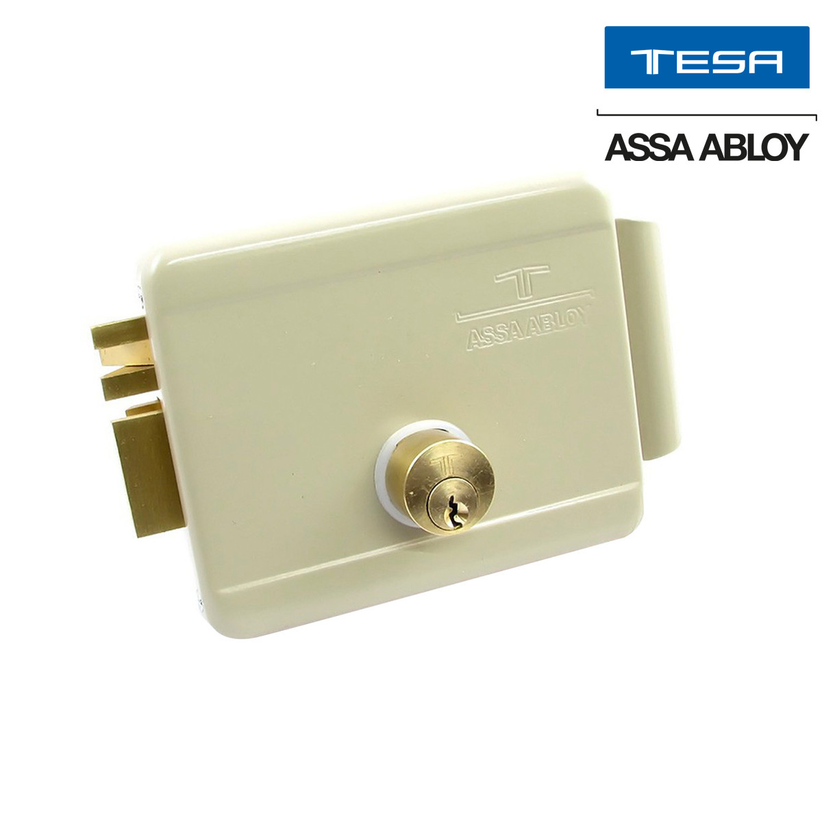 CERRADURA ELECTRICA X86B S/BOTON BEIGE IZQ