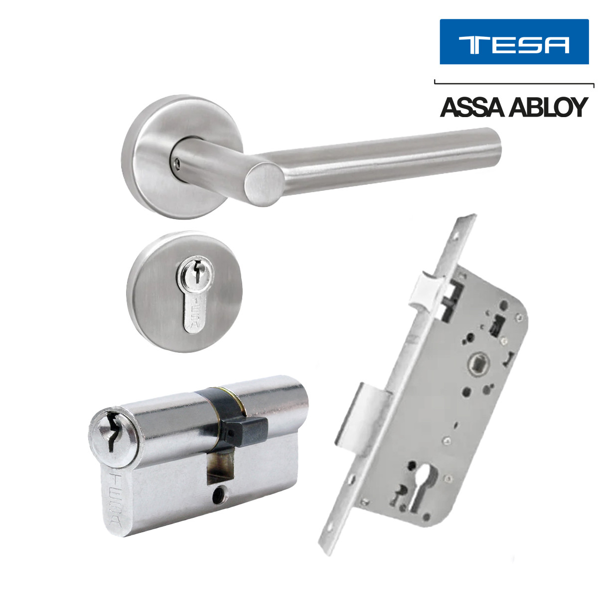 COLECCION DESIGN LAZIO PLACA LARGA DOBLE ROSETA MANIJA-MANIJA REVERSIBLE 4030 T5 MTO (MAKE TO ORDER) LLAVE-LLAVE