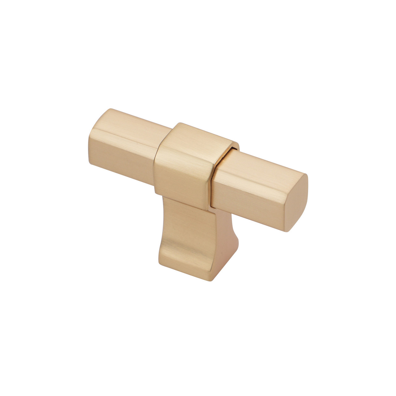 JALADERA BOTÓN POLARIS 37G LATÓN SATINADO