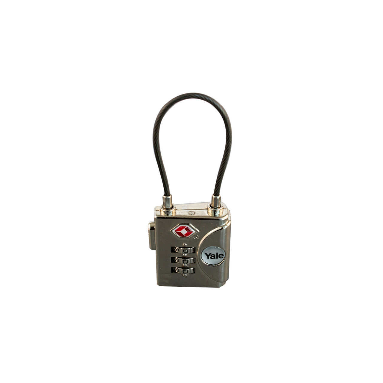 CANDADO YALE TSA CABLE SMALL SS BP
