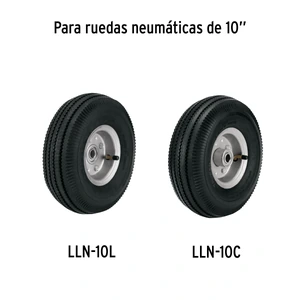 Rueda neumática de 10