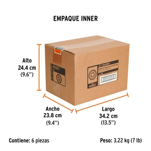 Rueda neumática de 8