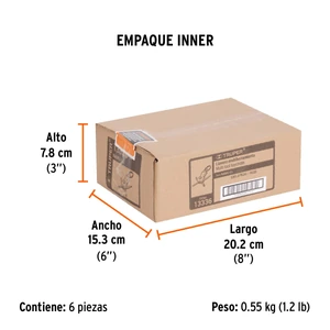Multiherramienta 6 funciones, con LED, tipo llavero, Truper