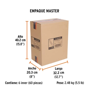 Truper Blíster con 2 niveles de hilo burbuja grande fácil lectura