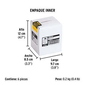 Niple acero, cuerda 1/4 NPT, Pretul
