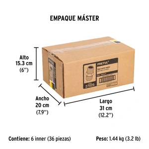 Niple acero, cuerda 1/4 NPT, Pretul