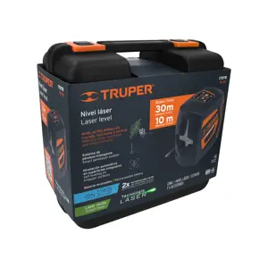 17078 / NL-20 Nivel láser verde con alcance de 20 m, recargable, Truper