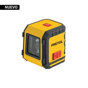 29899 / NL-5P Nivel láser rojo, alcance 5 m, de pilas, PRETUL