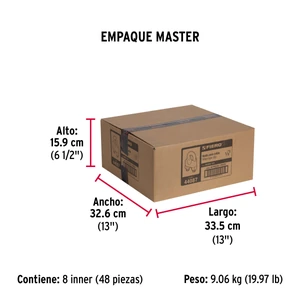 Blíster c/1 nudo (perro) de hierro p/cable de 1/2