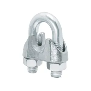 44087 / NUDO-1/2 Blíster c/1 nudo (perro) de hierro p/cable de 1/2