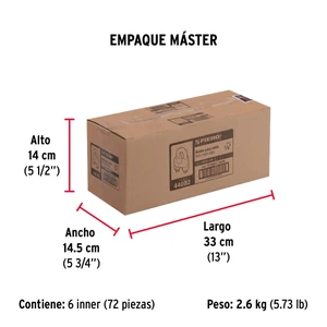 Blíster c/2 nudos (perros) de hierro p/cable de 1/8