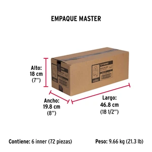 Blíster c/2 nudos (perros) de hierro p/cable de 5/16
