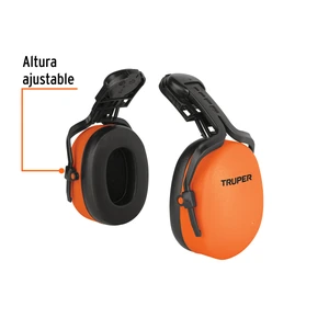 Orejera ajustable para casco, Truper