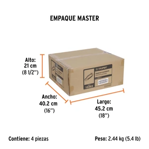 Aspersor oscilatorio, metal-plástico, Truper
