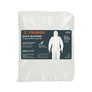 14422 / OVERD-XL Overol desechable, talla XG, Truper