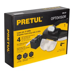 26019 / OVIS-3P Lupa optovisor de 3 leds, Pretul
