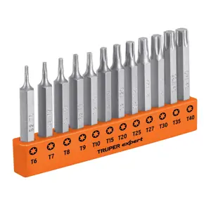 101678 / P12-2T Juego de 12 puntas torx combinadas largo 2