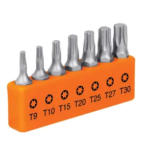 17795 / P7-15T Juego de 7 puntas torx combinadas largo 1