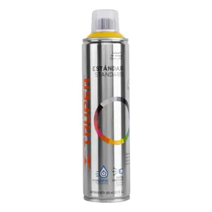 Truper Pintura en aerosol, amarillo canario, bote esbelto, 400 ml