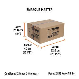 Truper Pintura en aerosol alta temp. bote esbelto, aluminio,400ml
