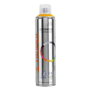 Truper Pintura en aerosol, amarillo, bote esbelto, 400 ml