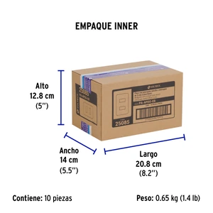 Volteck Placa armada 1 interruptor sencillo + 1 de 3 vías, Basic