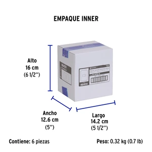 Volteck Placa armada 1 interruptor sencillo, blanco, línea Italiana