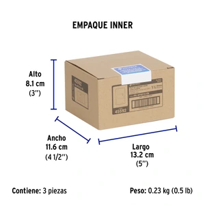 Volteck Placa armada 1 interruptor, 1.5 módulos, Española, blanco