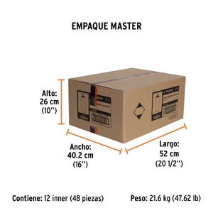 Truper Pintura en aerosol, gris obscuro, bote esbelto, 400 ml