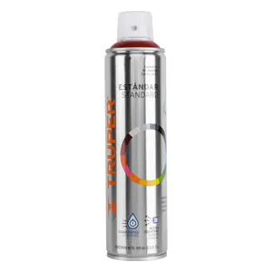 Truper Pintura en aerosol, guinda, bote esbelto, 400 ml