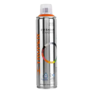 Truper Pintura en aerosol, naranja, bote esbelto, 400 ml