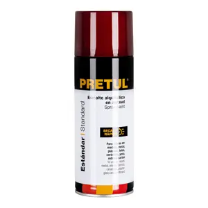 Pintura en aerosol, rojo, 400 ml, Pretul