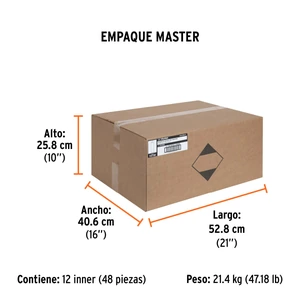 Truper Pintura en aerosol, rojo seguridad, bote esbelto, 400 ml