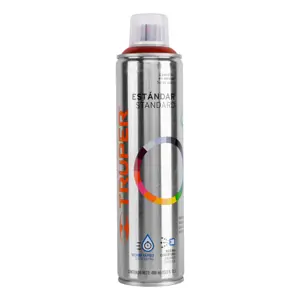 Truper Pintura en aerosol, rojo taxi, bote esbelto, 400 ml