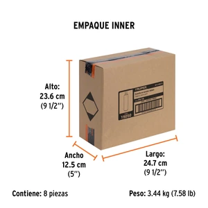 Truper Pintura en aerosol, tabaco, bote esbelto, 400 ml
