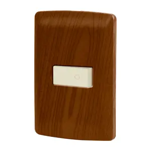 Placa armada con timbre madera, línea Italiana, Volteck