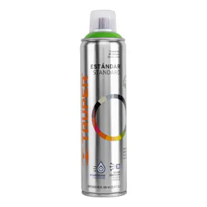 Truper Pintura en aerosol, verde manzana, bote esbelto, 400 ml