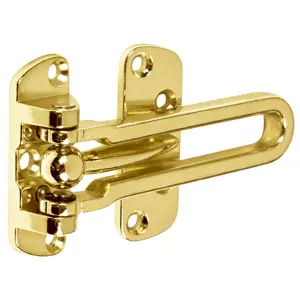 43701 / PAAB-1 Pasador abatible para puerta, acabado latón, Hermex