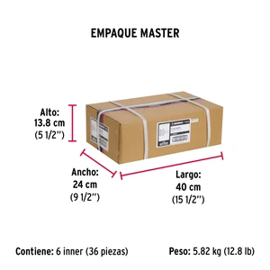 Pasador abatible para puerta, acabado cromo mate, Hermex