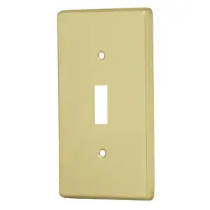 46417 / PAAP-S Volteck Placa para interruptor vertical, de aluminio, línea Standard