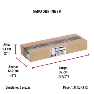 Pasador con cadena para puerta, acabado latón, Hermex