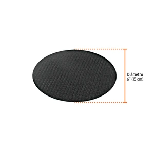 Truper Pad para lijadora neumática TPN-861, fijación hook and loop
