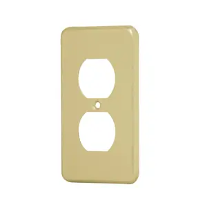 46408 / PADO-S Placa dúplex de aluminio, línea Standard, Volteck