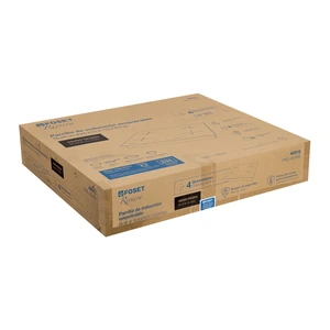 Foset Parrilla inducción empotrable 60cm, 4 quem, vidrio, Riviera