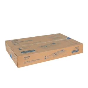 Foset Parrilla gas empotrable 90cm, 5 quem, lateral, inox, Riviera